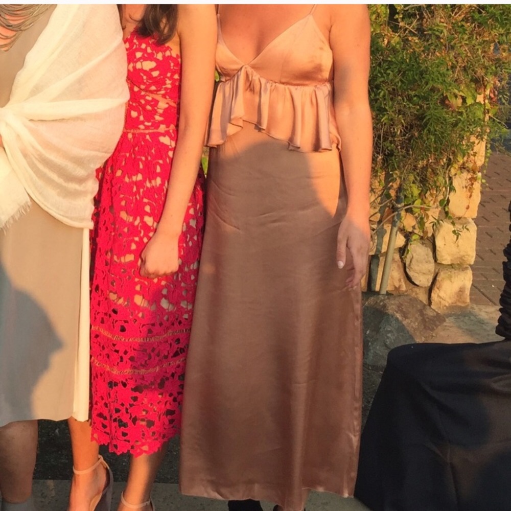 Gold Silky Dress